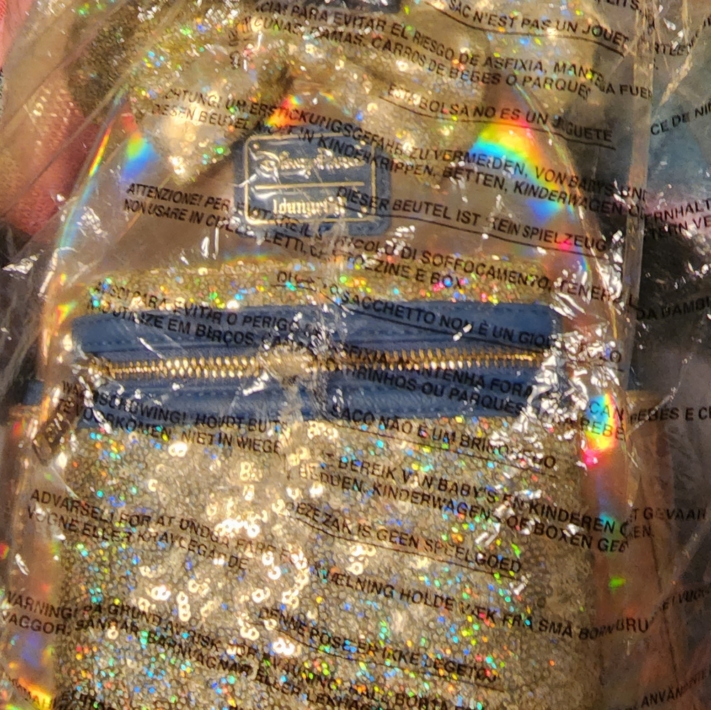 Loungefly Minnie Mouse EARidescent Hold Holographic 50th Anniversary Backpack